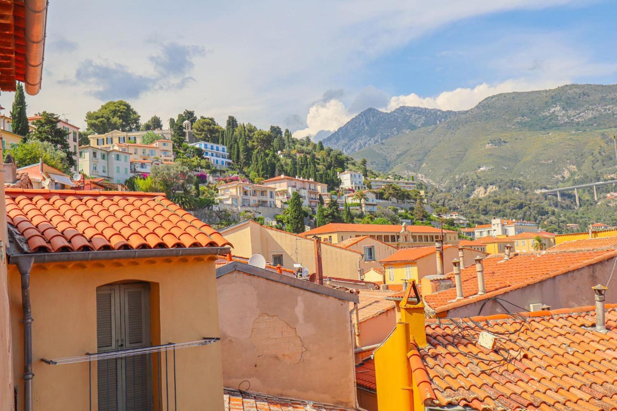 'La Belle Vue Mer' Cozy Appartement, Centre, Plage Menton Exterior photo